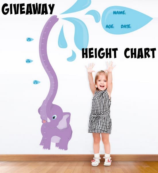 Giveaway Height Chart Competition