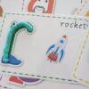 Alphabet Play Dough Mats Cursive Print