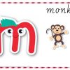 Alphabet Play Dough Mat Letter M