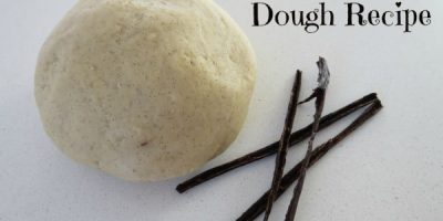 Multi-sensory play dough with vanilla scented play dough recipe