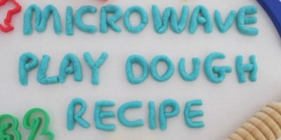 Super Easy Microwave Play Dough Recipe