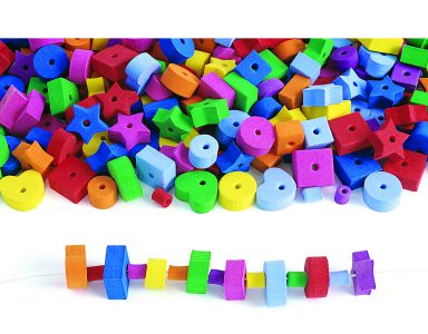 Colorations® Jumbo FunShapes Foam Beads Pack of 500