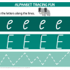 Alphabet Letters Tracing Mats Cursive Print - Image 2