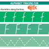 Alphabet Letters Tracing Mats Cursive Print - Image 3