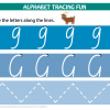 Alphabet Letters Tracing Mats Cursive Print - Image 4