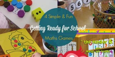 Getting ready for school - 4 simple and fun maths games to play including ABC Mathseeds online maths learning program for 3-6 year olds