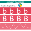 Printable Letter B Tracing Mat