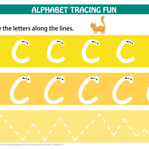alphabet letters tracing mats standard print learning 4 kids