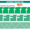Number & Letters Tracing Mats Standard Print