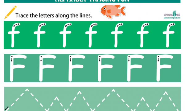 Number & Letters Tracing Mats Standard Print