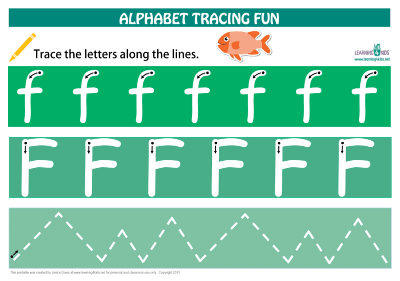Number & Letters Tracing Mats Standard Print | Learning 4 Kids