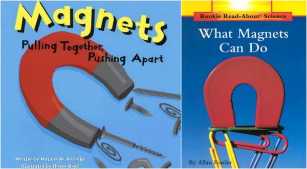 Children's books on magnets