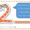 Dot-to-Dot Number Rhyme Charts (Cursive Print) - Image 5