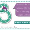 Dot-to-Dot Number Rhyme Charts (Cursive Print) - Image 6