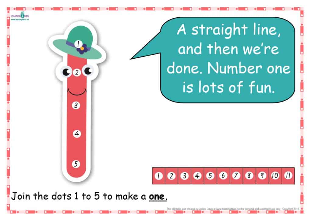 Dot-to-Dot Number Rhyme Charts (Standard Print) | Learning 4 Kids