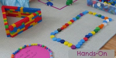 Hands-on learning with shapes. Lots of fun and motivating activities for kids