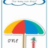 Counting Raindrops Printable Maths Games and Activities (Cursive Print) - Image 2