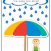 Counting Raindrops Printable Maths Games and Activities (Cursive Print) - Image 8