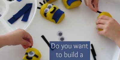 Play dough fun - do you want to build a minion