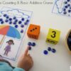 Printable Counting and Basic Addition Game number 1 -20