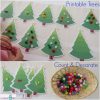 Christmas Counting Activity with Printable Trees - count and decorate the trees