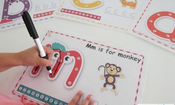 Printing activity with these printable Dot-to-dot alphabet letter charts