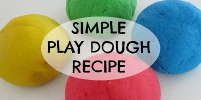 Everyone has their favourite play dough recipe and this one is mine! It is easy to adapt to add scent or texture. Simple Play dough Recipe - my favourite go to play dough recipe!