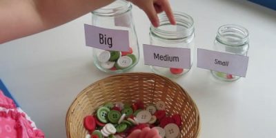 measurement activity - big medium and small sort