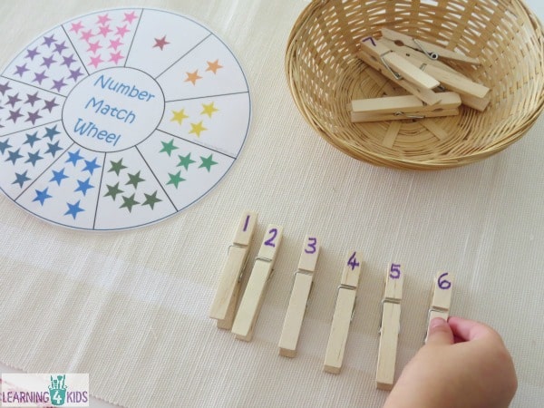 number and counting activity