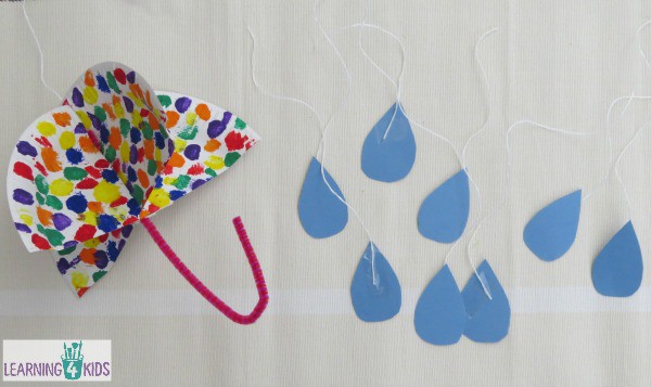 umbrella art and craft activity
