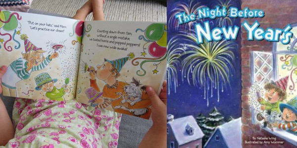 New Year's, Celebration or Fireworks story books for Kids. The Night Before New Year's by Natasha Wing
