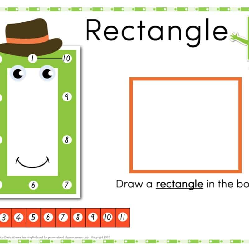 Printable Dot-to-Dot Shapes Charts | Learning 4 Kids