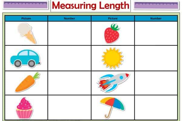 Printable Measuring Length Activity Mats | Learning 4 Kids
