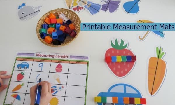 Printable Measurement Mats - great for learning centres and small group work