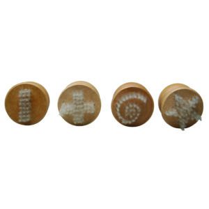 Easy Grip Pattern Brushes Pack of 4