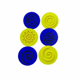 Click Together Concave Convex Stampers Pack of 6