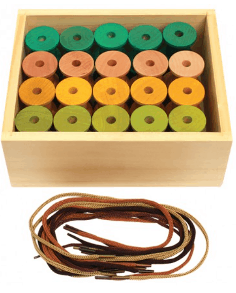 Threading Wooden Reels . 40 Reels