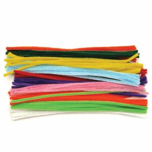 Chenille Stems Assorted Colours Pack of 100 487686