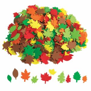 Colorations® Colourful Foam Leaf Shapes 445846
