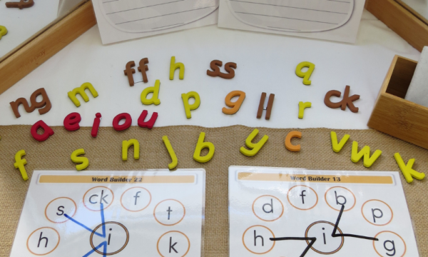 Printable Letters and Sounds Word Builder Bundle Set Phase 2