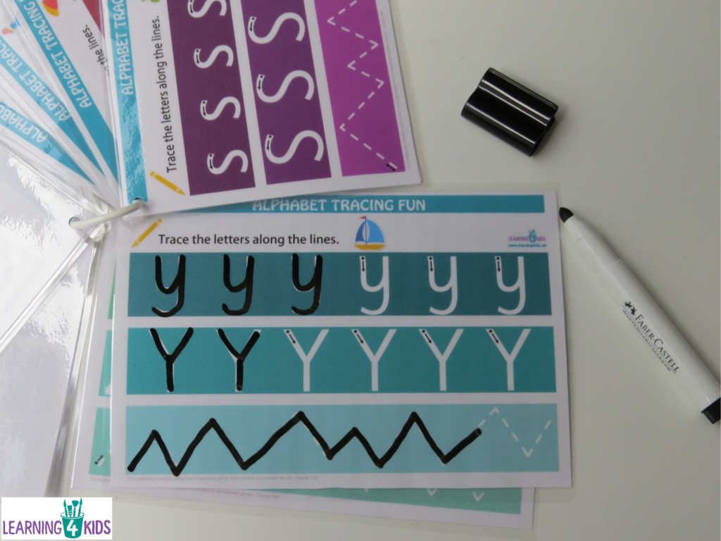 Printable Alphabet Handwriting Mats