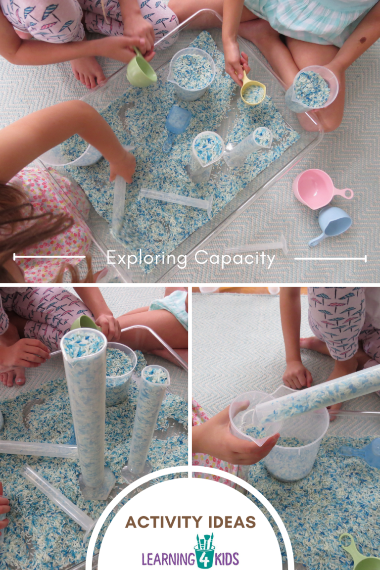 Volume And Capacity Activities For Kids