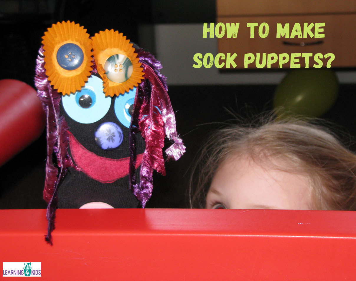 How to Male Sock Puppets? Learning 4 Kids