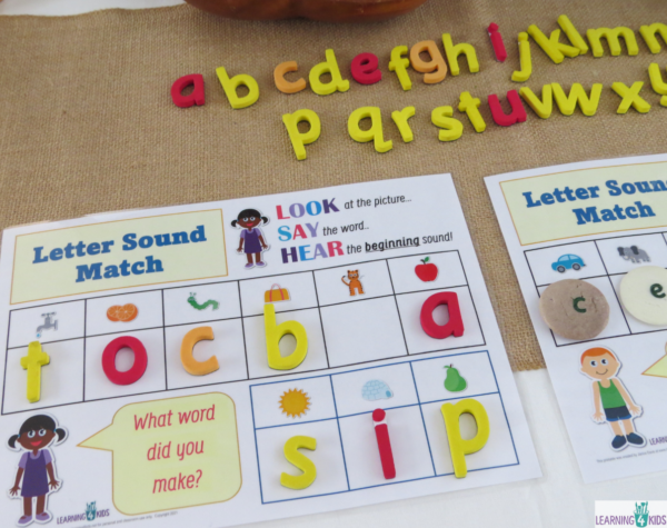 Beginning Letter Sounds Activity