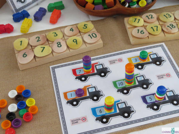 Printable Counting Collections Numbers 1-20 Activity