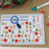 Printable Hide & Seek Christmas Game Mats