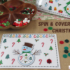 Printable Spin & Cover Christmas Activity Game Mats