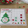 Printable Spin and Build Christmas Activity 4 Kids