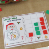 Printable Spin and Build Christmas Game 4 Kids