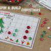 Spin & Build Christmas Activity Game Mats